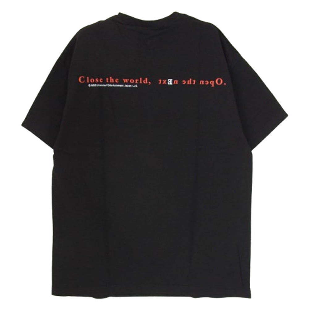 GEEKS RULE ギークスルール ×serial experiments lain 12 SILKSCREEN PRINTING T SHIRT 半袖 Tシャツ ブラック系 L【極上美品】【中古】