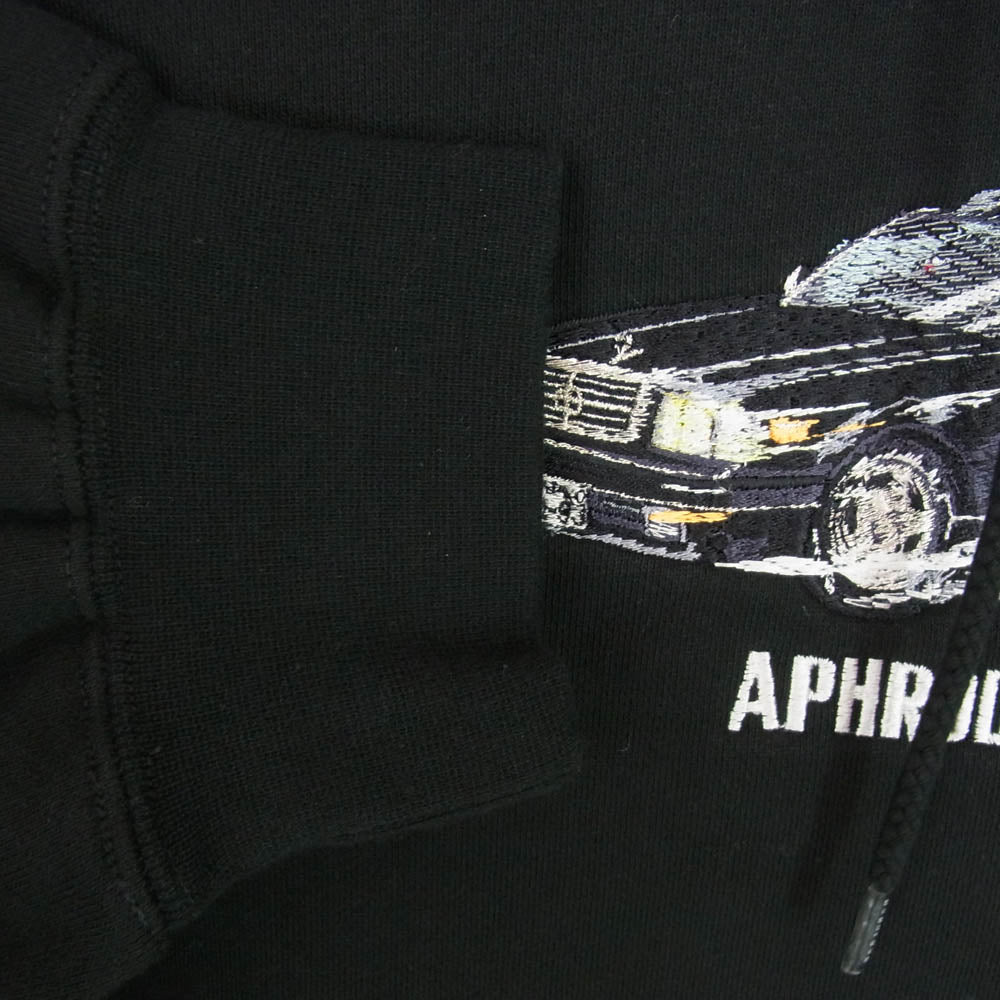 バッズプール ×葵産業 SMOKE CAR HOODED SWEAT SHIRT プルオーバー パーカー ブラック系 M【美品】【中古】