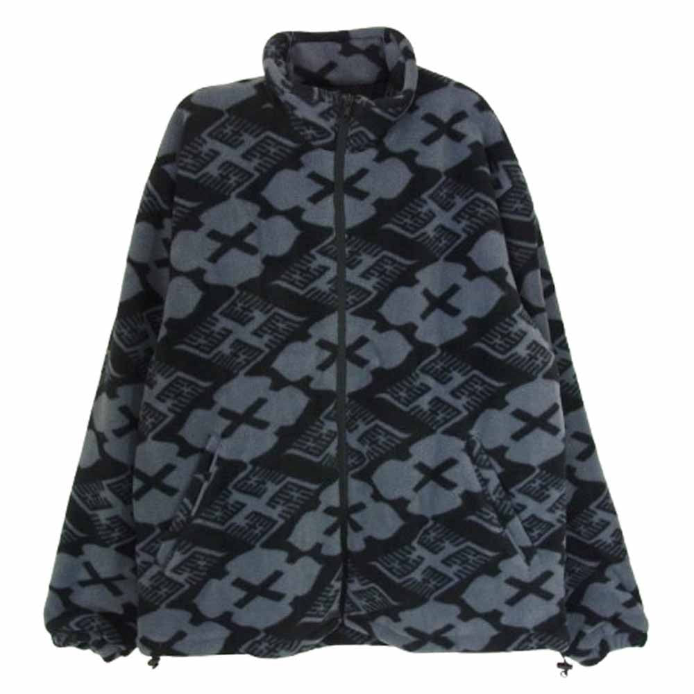 バッズプール ×GAKKIN BOA FLEECE JACKET ガッキン ボア フリース ジャケット グレー系 S【美品】【中古】