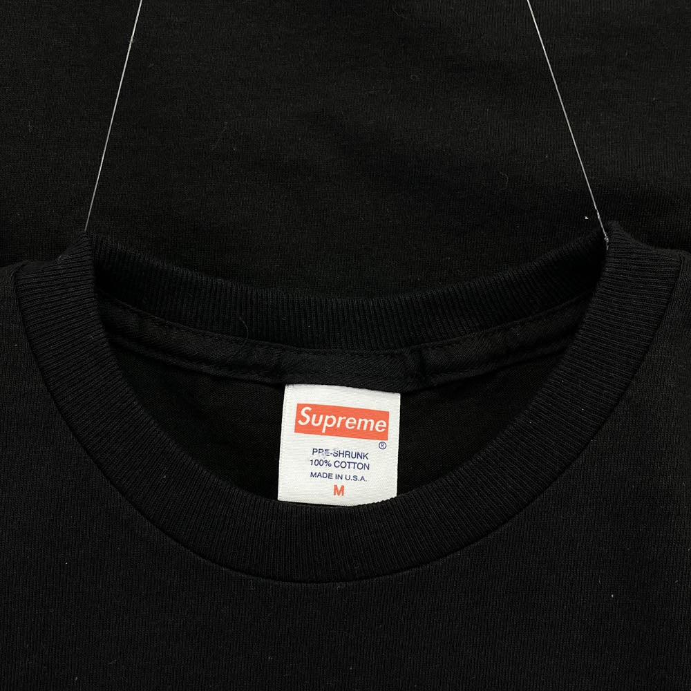Supreme シュプリーム 12AW three six mafia tee スリーシックス マフィア プリント 半袖 Tシャツ カットソー ブラック系 M【極上美品】【中古】