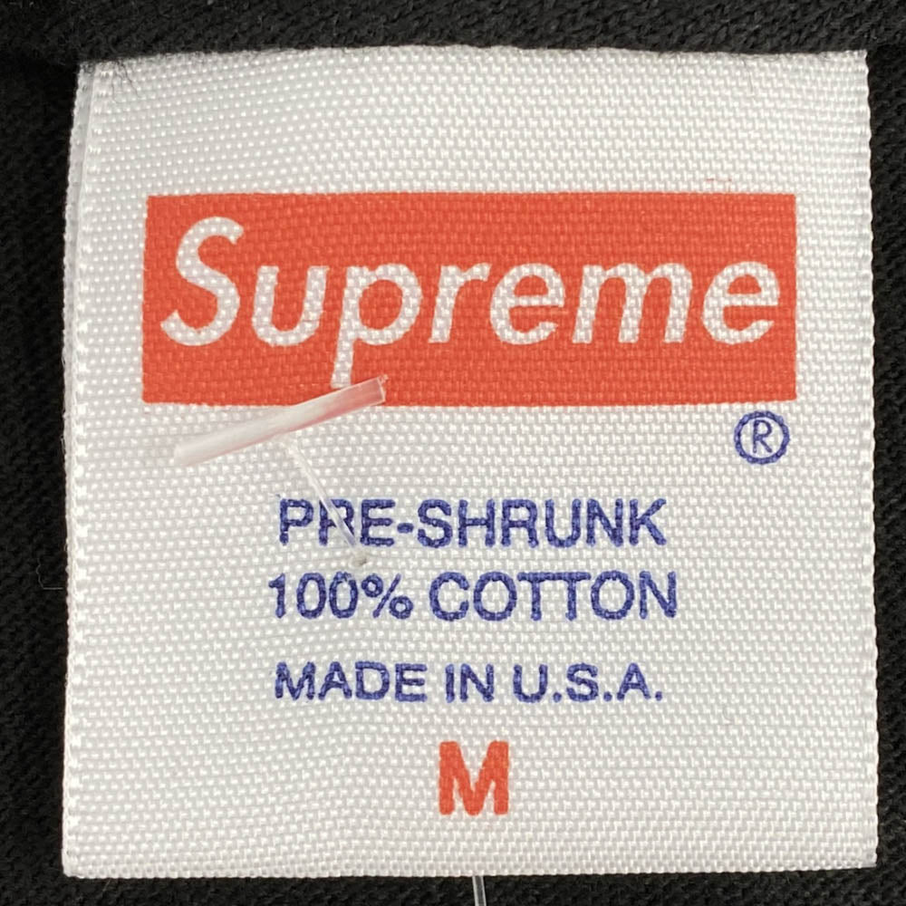 Supreme シュプリーム 12AW three six mafia tee スリーシックス マフィア プリント 半袖 Tシャツ カットソー ブラック系 M【極上美品】【中古】