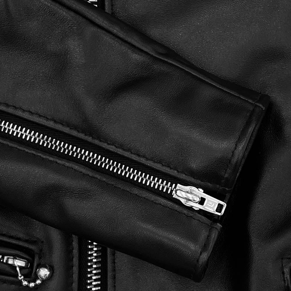 Lewis Leathers ルイスレザー Lightning REAL HIDE ライトニング レザー ライダース ジャケット ブラック系 34【中古】