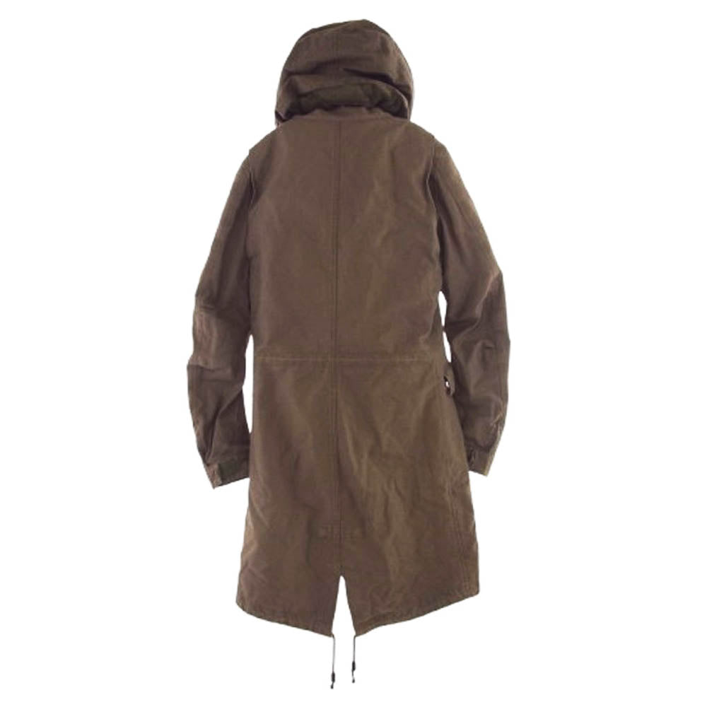 wjk ダブルジェイケイ 1130 CT01S destroy cotton twill ボアライナー付き M52 モッズ コート グレー系 S【中古】