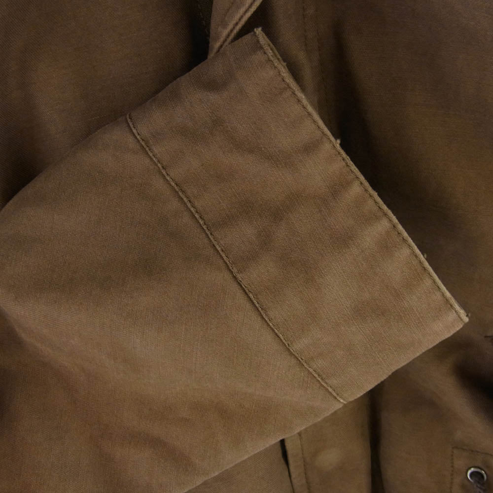 wjk ダブルジェイケイ 1130 CT01S destroy cotton twill ボアライナー付き M52 モッズ コート グレー系 S【中古】