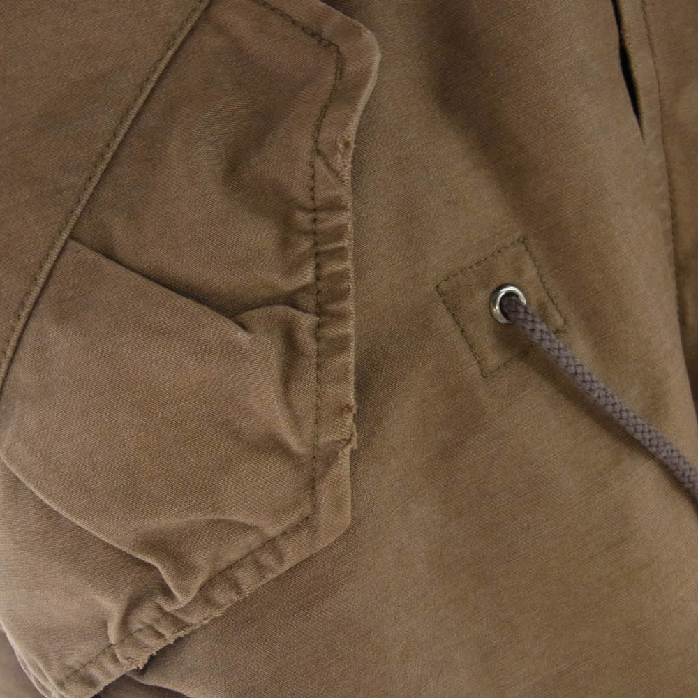 wjk ダブルジェイケイ 1130 CT01S destroy cotton twill ボアライナー付き M52 モッズ コート グレー系 S【中古】