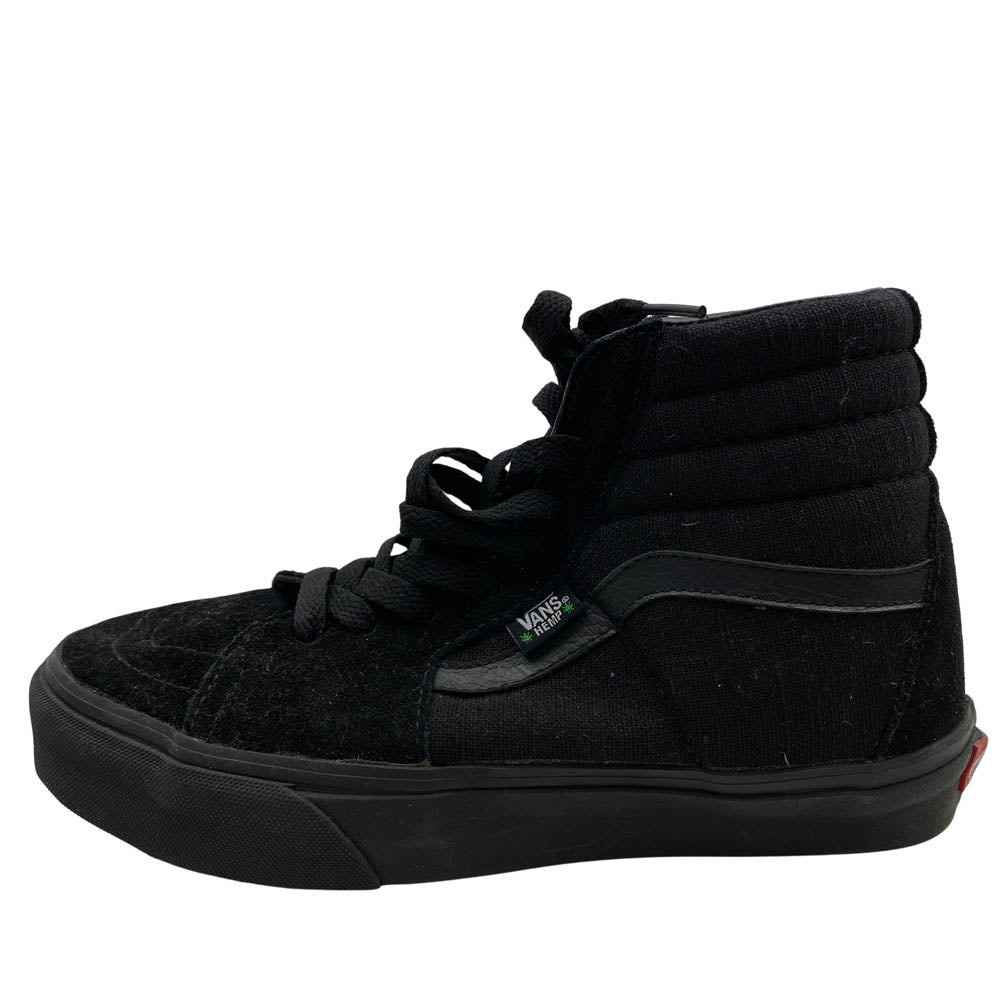 VANS バンズ HEMP SK8 Hi ヘンプ ハイカット ブラック系 24.5cm【中古】
