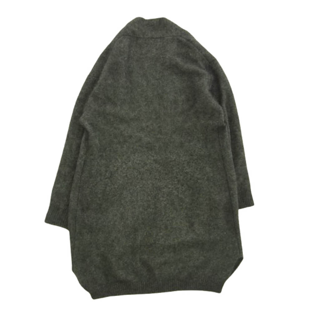 THE SHINZONE ザ シンゾーン 15AMSNI69 RACOON CARDIGAN ラクーン シャギー ロング カーディガン グレー系 F【中古】