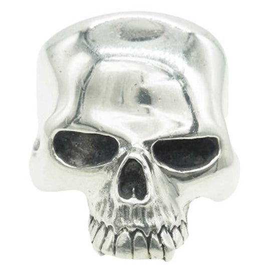 CRAZY PIG クレイジーピッグ EVIL SKULL RING LARGE ラージ エビルスカル リング シルバー系 18号【中古】