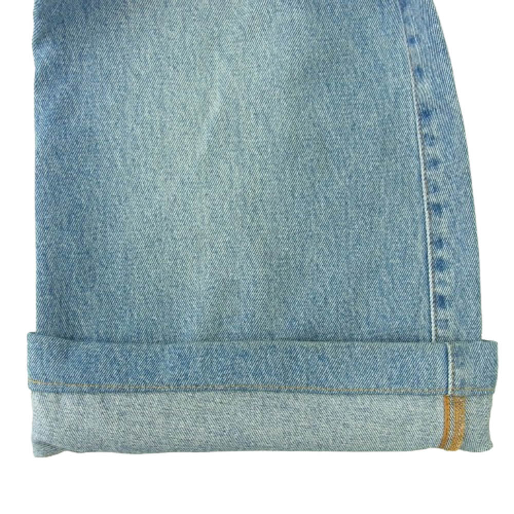 MSGM エムエスジーエム 2541MDP40L ベルテッド バギー デニム パンツ インディゴブルー系 38【美品】【中古】