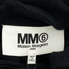 MAISON MARGIELA メゾンマルジェラ 22AW S62NC0111 MM6 Black Logo Sheer Top シアーニット トップ SIXロゴ 長袖 Tシャツ ブラック系 S【中古】