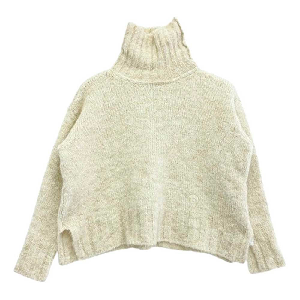 MAISON MARGIELA メゾンマルジェラ 21AW S52GP0092 MM6 ヘアリー ロールネック ニット セーター ベージュ系 XS【中古】