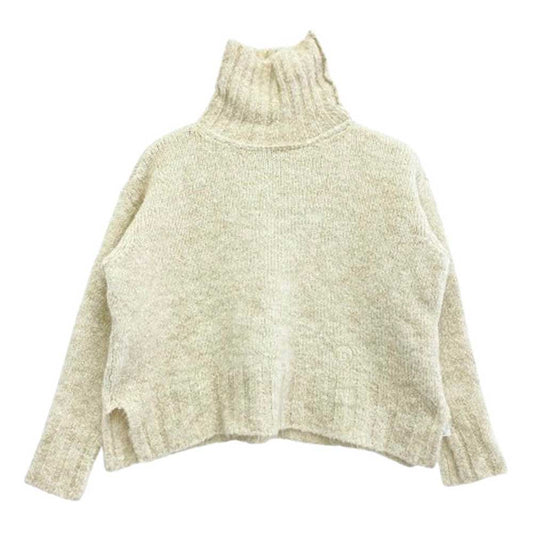 MAISON MARGIELA メゾンマルジェラ 21AW S52GP0092 MM6 ヘアリー ロールネック ニット セーター ベージュ系 XS【中古】