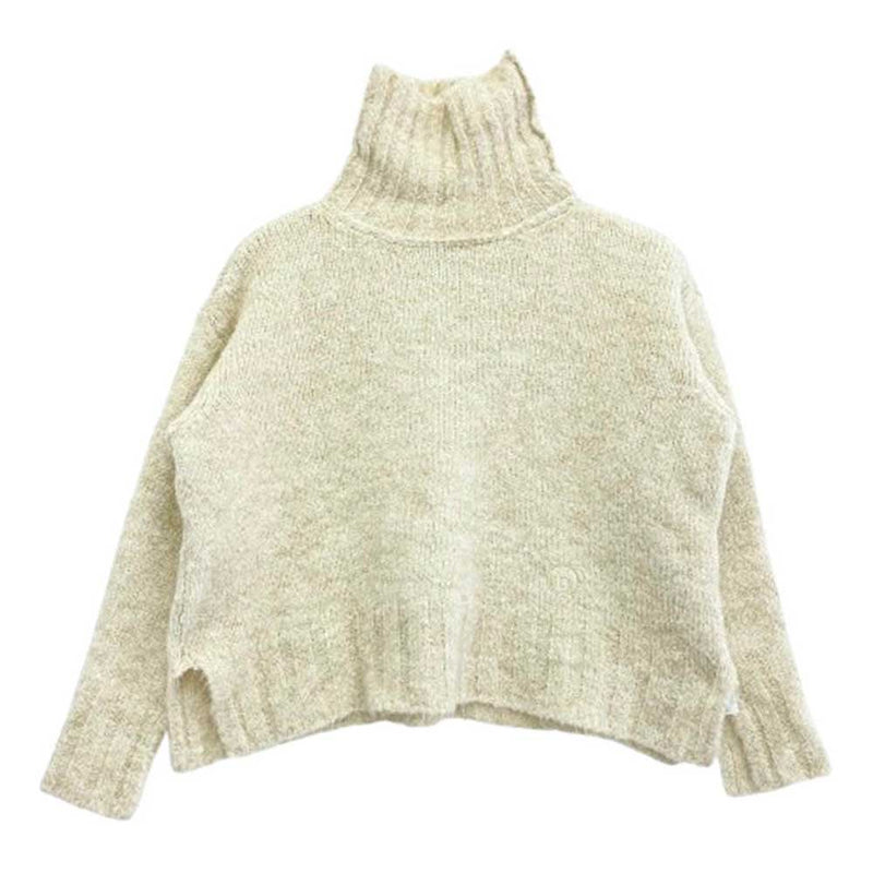 MAISON MARGIELA メゾンマルジェラ 21AW S52GP0092 MM6 ヘアリー ロールネック ニット セーター ベージュ系 XS【中古】