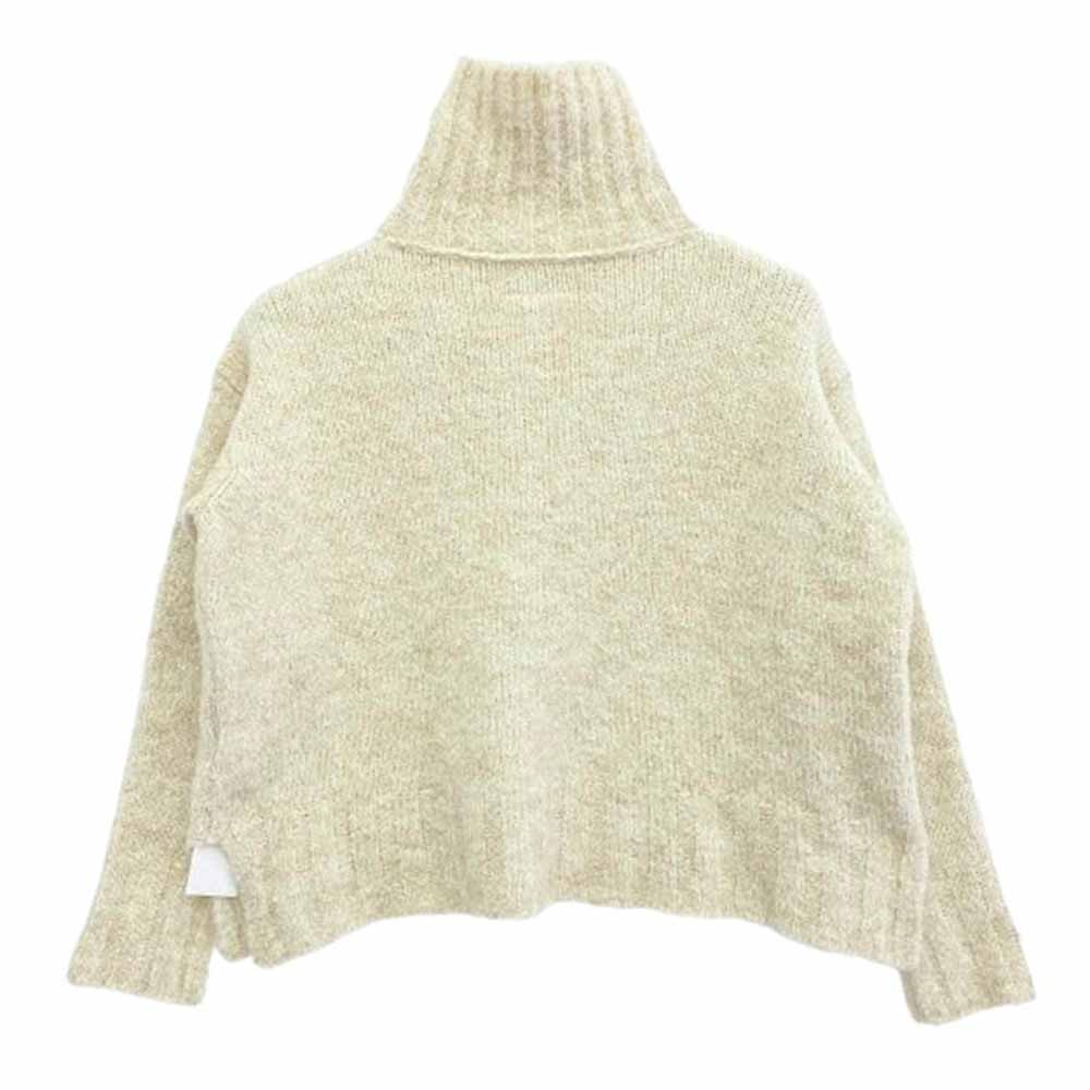 MAISON MARGIELA メゾンマルジェラ 21AW S52GP0092 MM6 ヘアリー ロールネック ニット セーター ベージュ系 XS【中古】