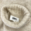 MAISON MARGIELA メゾンマルジェラ 21AW S52GP0092 MM6 ヘアリー ロールネック ニット セーター ベージュ系 XS【中古】