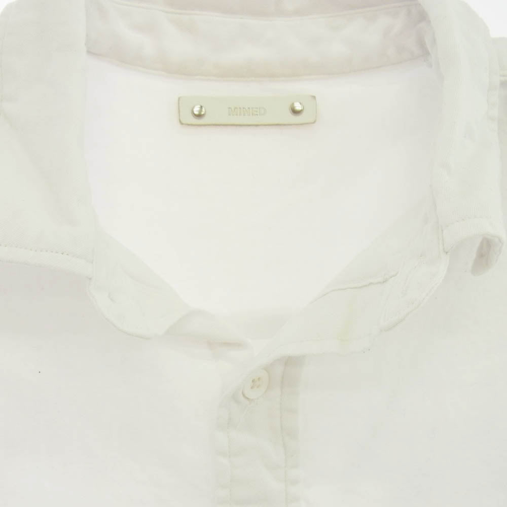 MINEDENIM マインデニム コットン 長袖 シャツ ホワイト系 3【中古】