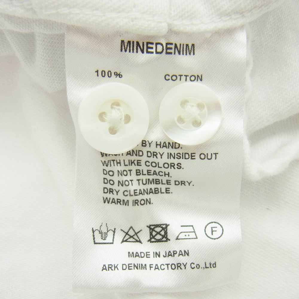 MINEDENIM マインデニム コットン 長袖 シャツ ホワイト系 3【中古】