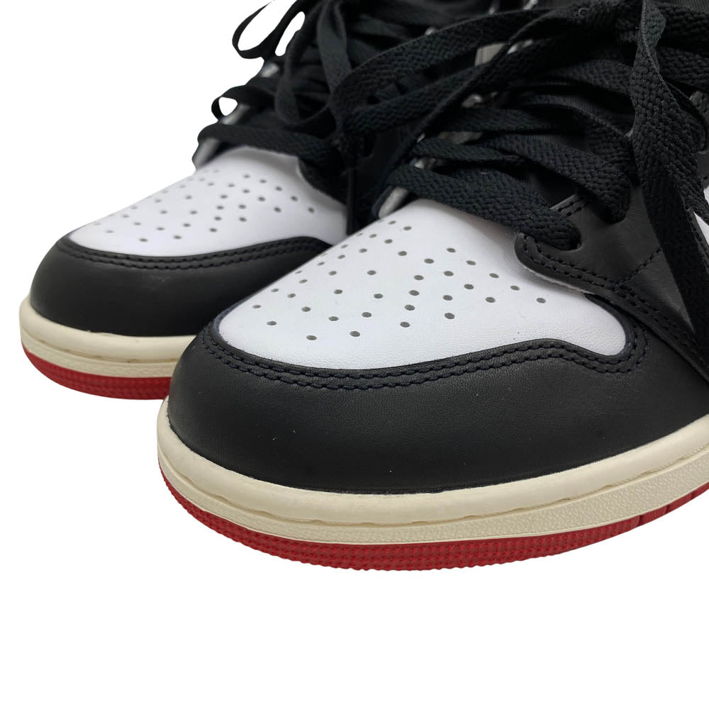 NIKE AIR JORDAN ナイキ ジョーダン DZ5485-106 Air Jordan 1 Retro High OG Black Toe Reimagined AJ1 エアジョーダン レトロ ハイ ブラックトゥリイマジンド スニーカー レッド系 27.5cm【新古品】【未使用】【中古】
