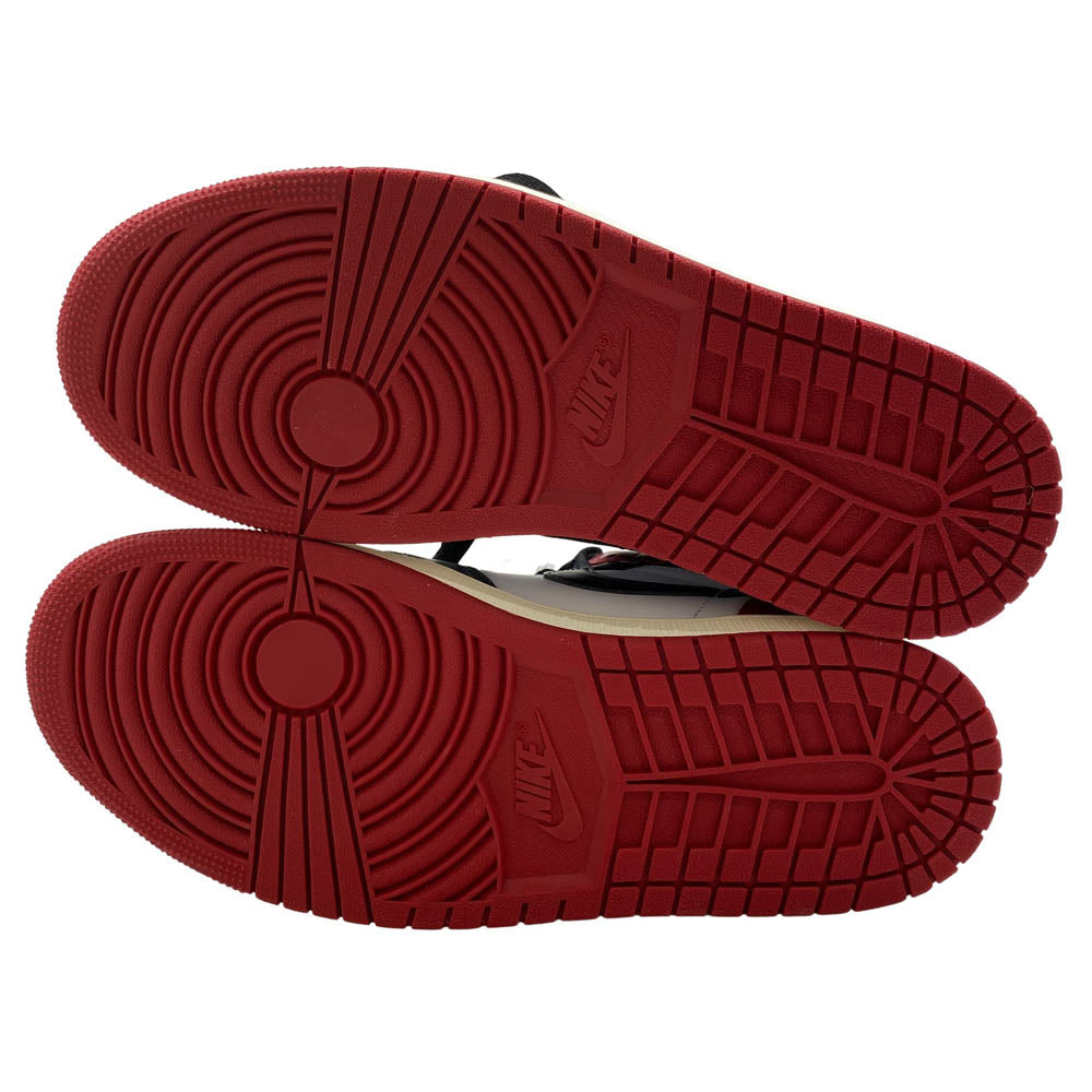 NIKE AIR JORDAN ナイキ ジョーダン DZ5485-106 Air Jordan 1 Retro High OG Black Toe Reimagined AJ1 エアジョーダン レトロ ハイ ブラックトゥリイマジンド スニーカー レッド系 27.5cm【新古品】【未使用】【中古】