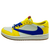 NIKE AIR JORDAN ナイキ ジョーダン DZ4137-700 × Travis Scott トラヴィススコット Women's Air Jordan 1 Retro Low OG Canary AJ1 エアジョーダン ロー カナリー スニーカー イエロー系 27.5cm【新古品】【未使用】【中古】