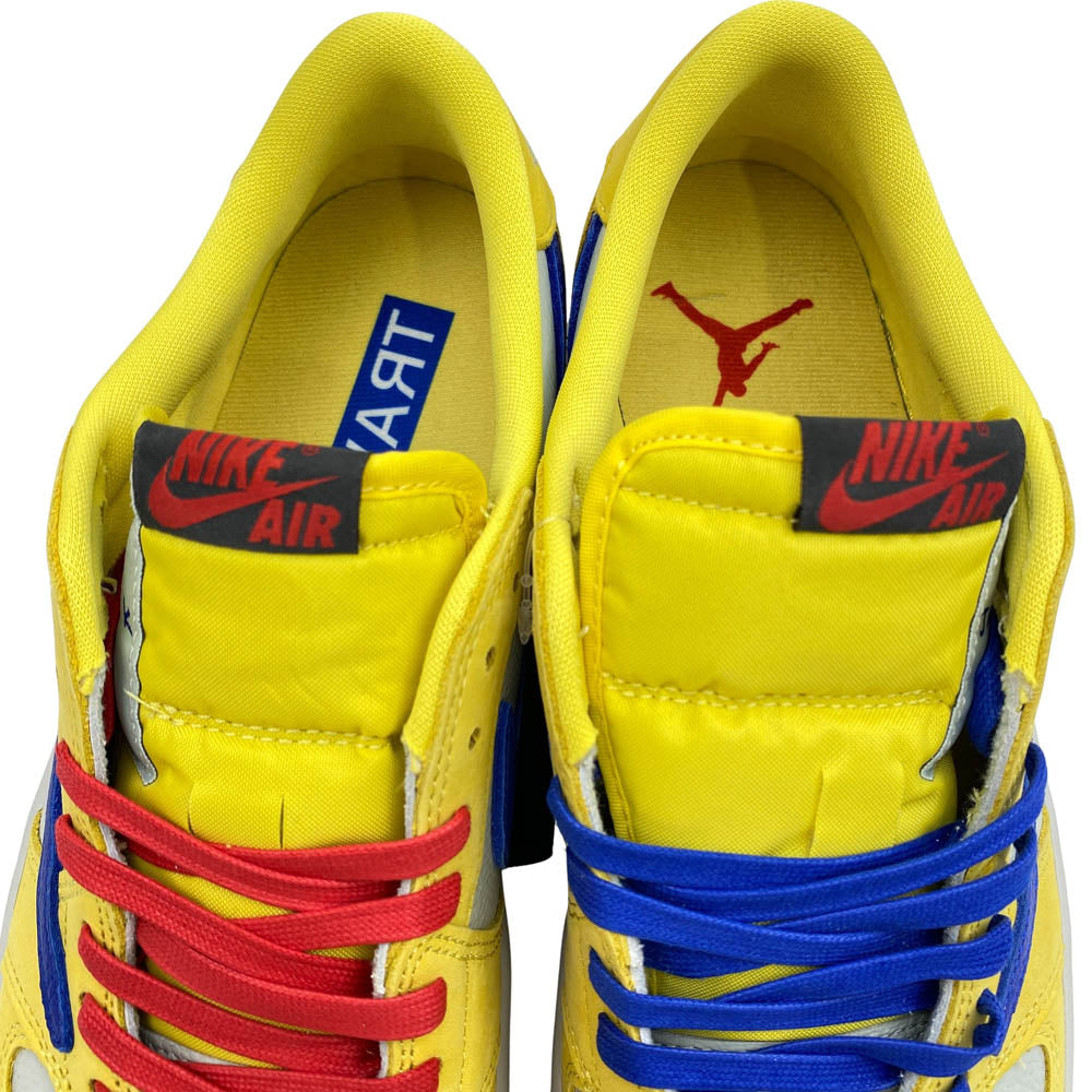 NIKE AIR JORDAN ナイキ ジョーダン DZ4137-700 × Travis Scott トラヴィススコット Women's Air Jordan 1 Retro Low OG Canary AJ1 エアジョーダン ロー カナリー スニーカー イエロー系 27.5cm【新古品】【未使用】【中古】