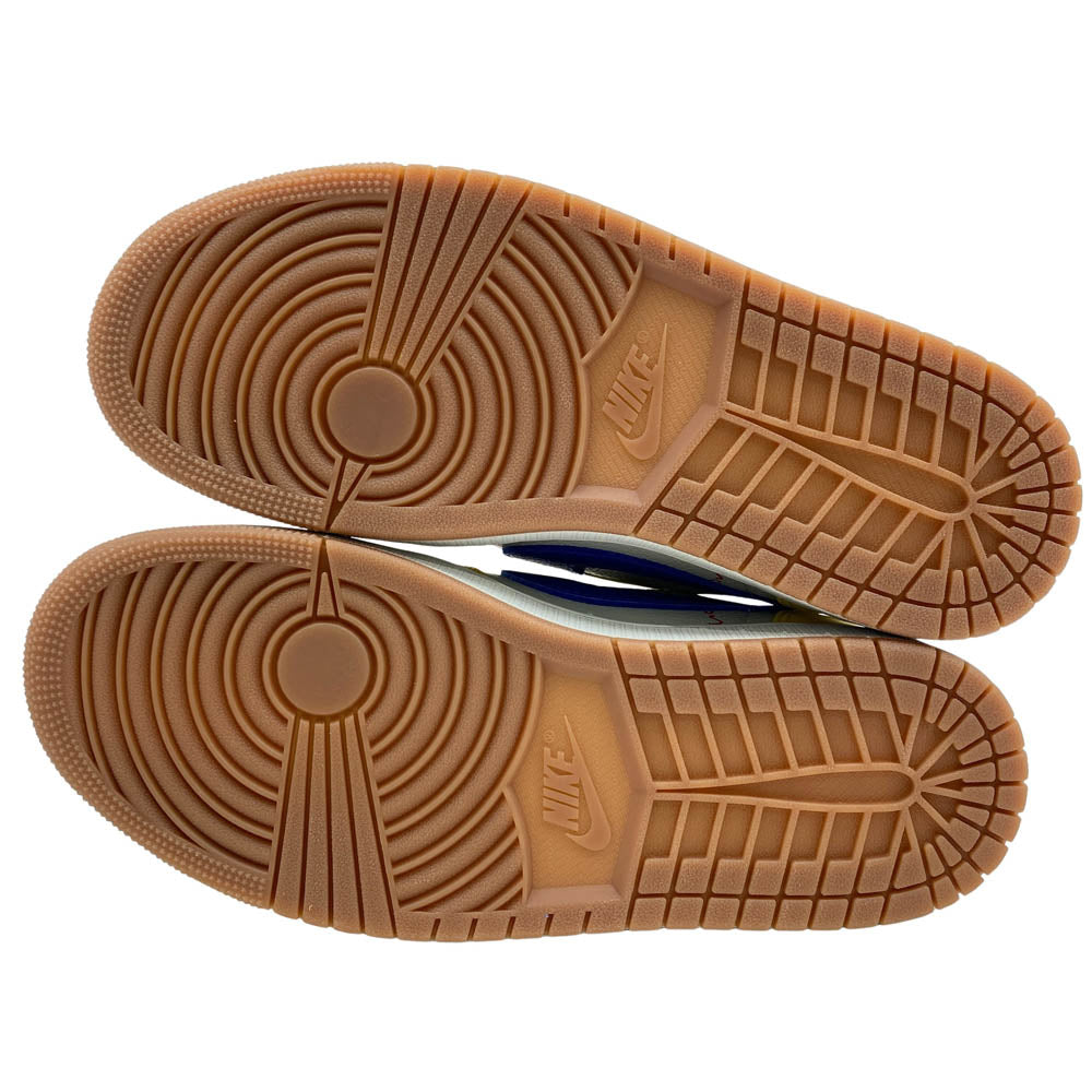 NIKE AIR JORDAN ナイキ ジョーダン DZ4137-700 × Travis Scott トラヴィススコット Women's Air Jordan 1 Retro Low OG Canary AJ1 エアジョーダン ロー カナリー スニーカー イエロー系 27.5cm【新古品】【未使用】【中古】