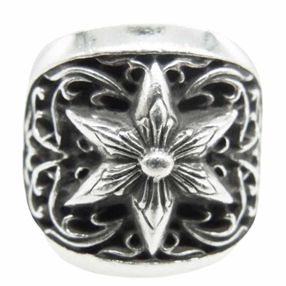 CHROME HEARTS クロムハーツ（原本無） CLSSC OVAL STAR クラシック オーバル スター リング シルバー系 16.5号【中古】