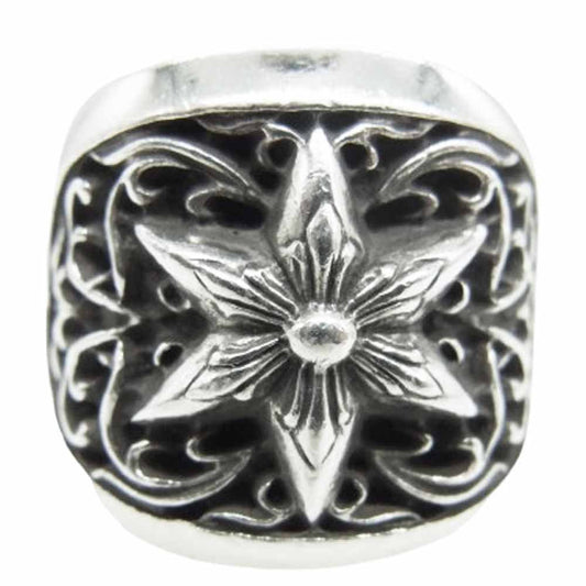 CHROME HEARTS クロムハーツ（原本無） CLSSC OVAL STAR クラシック オーバル スター リング シルバー系 16.5号【中古】