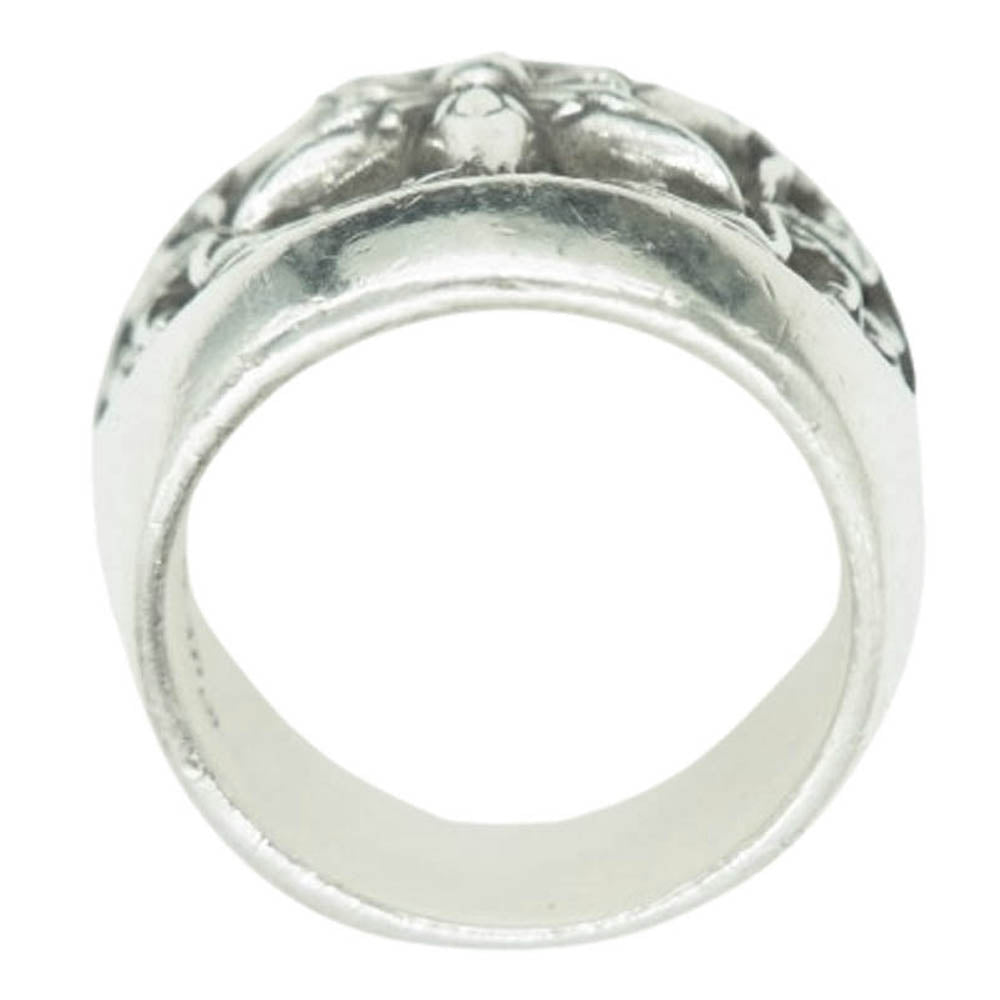 CHROME HEARTS クロムハーツ（原本無） CLSSC OVAL STAR クラシック オーバル スター リング シルバー系 16.5号【中古】