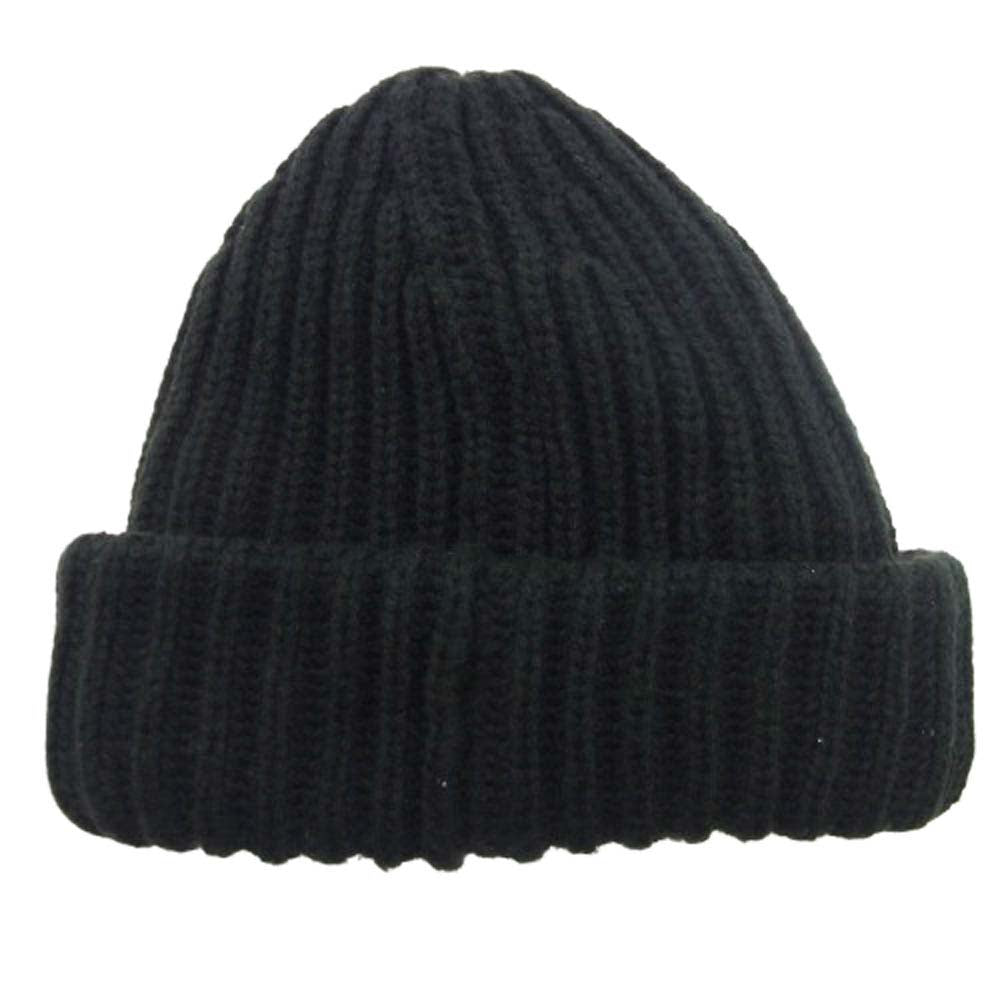Supreme シュプリーム 23AW Classic Logo Chunky Ribbed Beanie クラシック ロゴ チャンキー リブ ビーニー ニットキャップ ブラック系【中古】