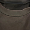 FEAR OF GOD フィアオブゴッド ESSENTIALS エッセンシャルズ ラバー ロゴ Tシャツ 半袖カットソー チャコール系 M【中古】