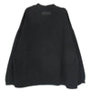 FEAR OF GOD フィアオブゴッド ESSENTIALS エッセンシャルズ ラバー ロゴ トレーナー スウェット ブラック系 M【中古】