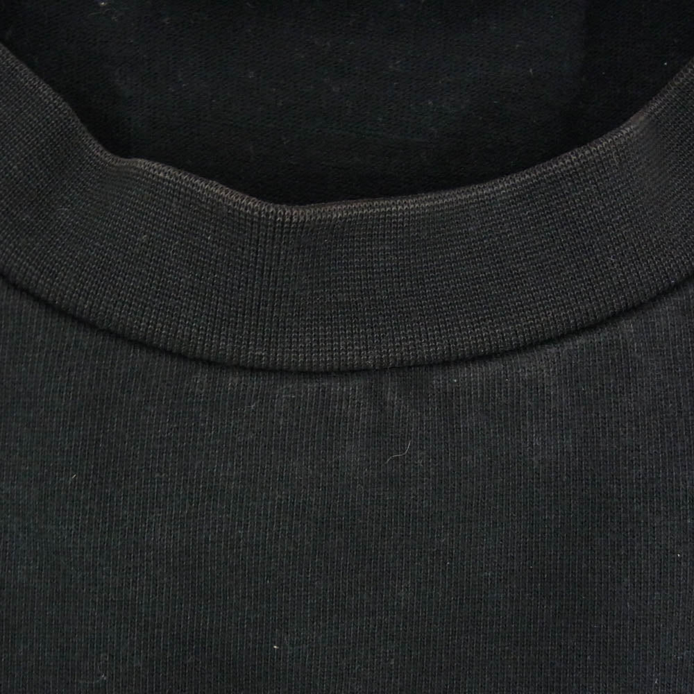 FEAR OF GOD フィアオブゴッド ESSENTIALS エッセンシャルズ ラバー ロゴ トレーナー スウェット ブラック系 M【中古】