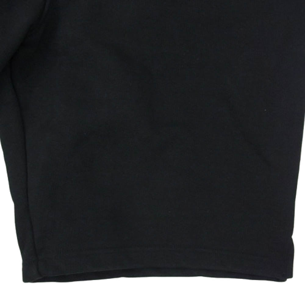 アミアレクサンドルマテュッシ USO635.747 AMI PARIS アミパリス TONAL ADC SHORT ハートロゴ刺繍 スウェット ハーフパンツ ショーツ ブラック系 M【中古】