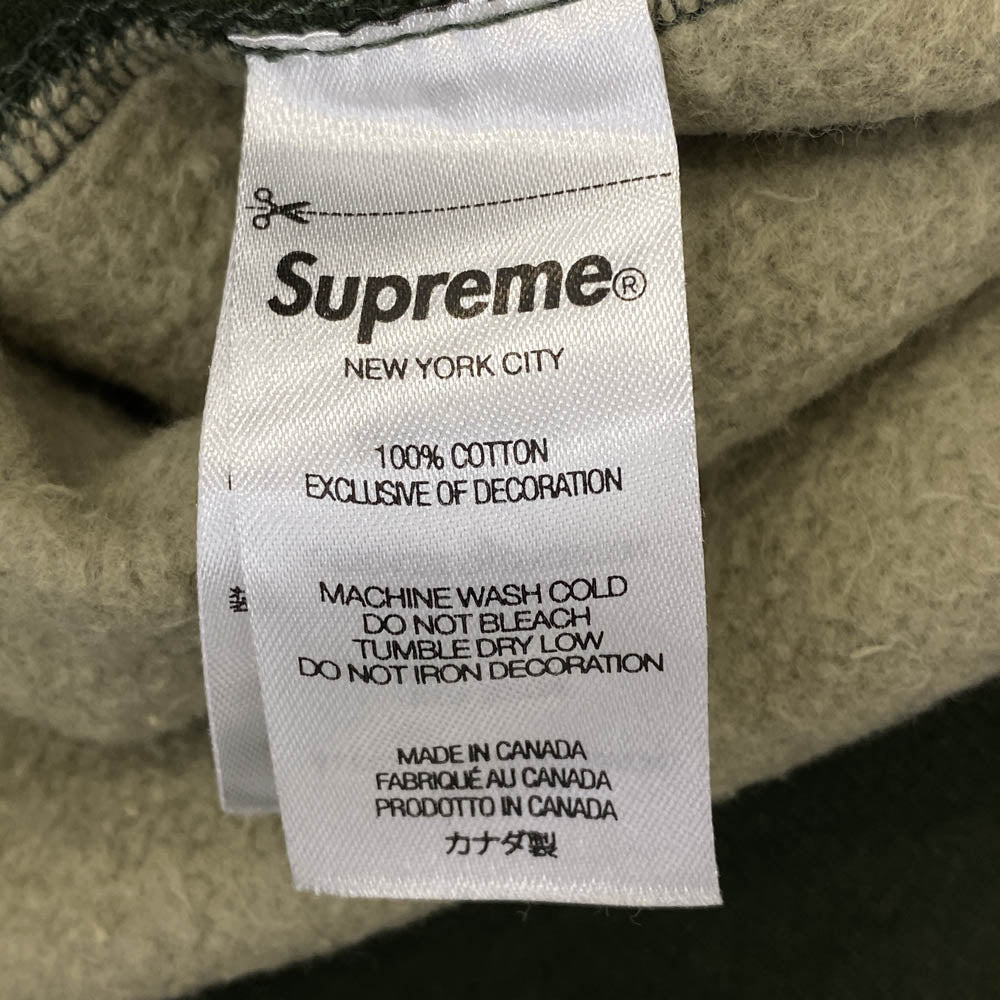Supreme シュプリーム 21AW Box Logo Hooded Sweatshirt Olive Russian Camo ボックスロゴ ロシアンカモ プルオーバースウェットパーカー グリーン系 XL【中古】
