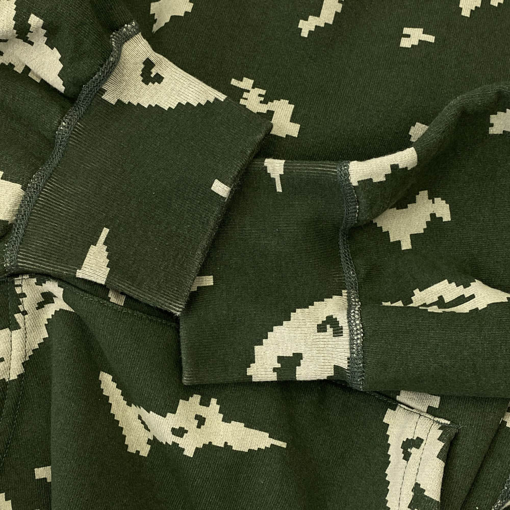 Supreme シュプリーム 21AW Box Logo Hooded Sweatshirt Olive Russian Camo ボックスロゴ ロシアンカモ プルオーバースウェットパーカー グリーン系 XL【中古】