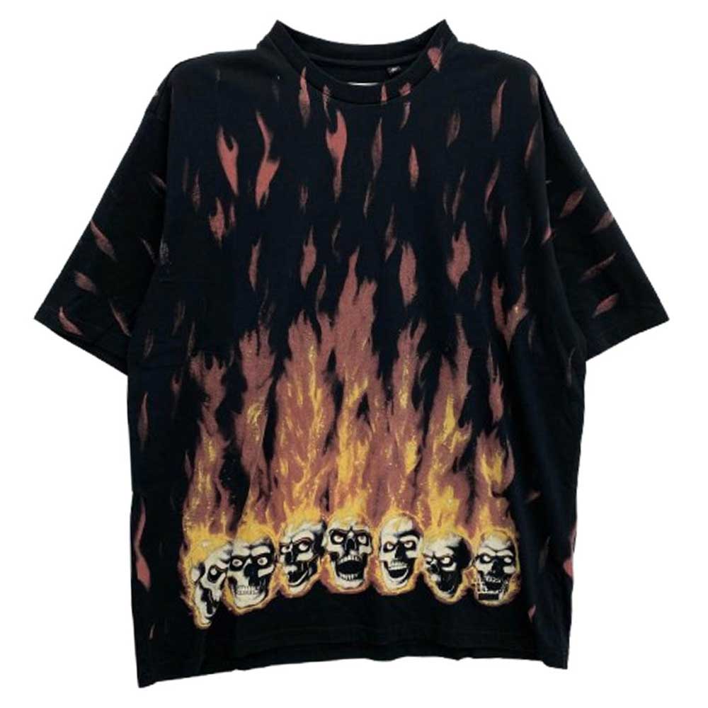 Supreme シュプリーム 24SS × MM6 Maison Margiela エムエムシックス メゾンマルジェラ Liquid Blue Oversized Tee リキッド ブルー オーバーサイズ Tシャツ 半袖カットソー ブラック系 L【中古】