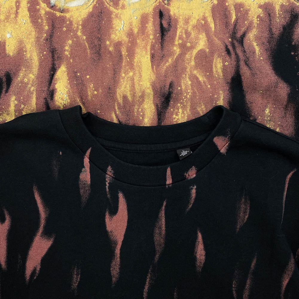 Supreme シュプリーム 24SS × MM6 Maison Margiela エムエムシックス メゾンマルジェラ Liquid Blue Oversized Tee リキッド ブルー オーバーサイズ Tシャツ 半袖カットソー ブラック系 L【中古】