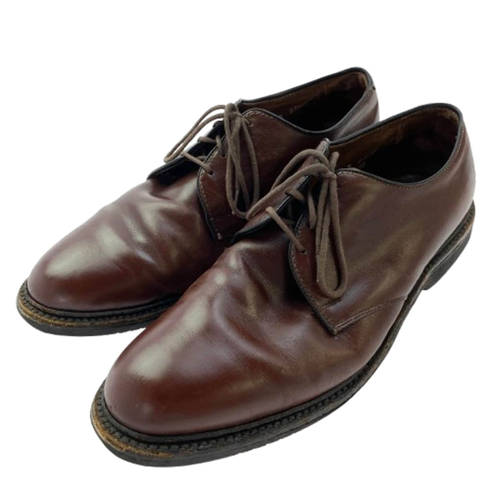 ALLEN EDMONDS アレンエドモンズ PLAIN TOE プレーントゥ シューズ ブラウン系 US9.5D【中古】
