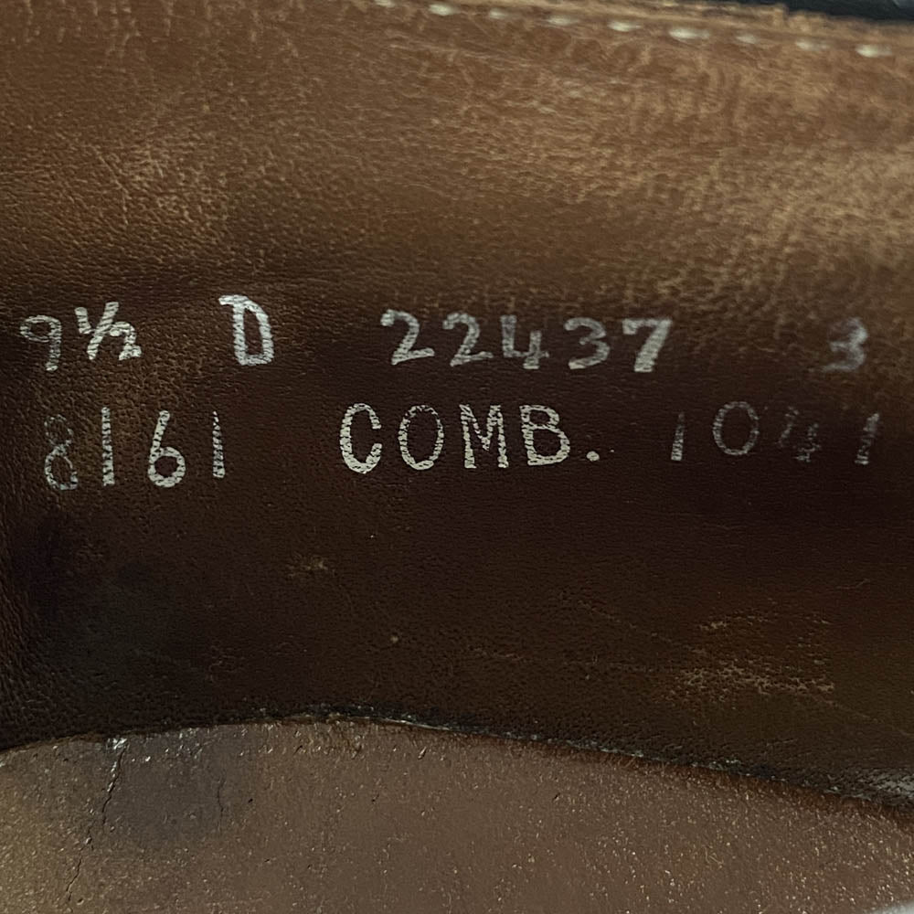 ALLEN EDMONDS アレンエドモンズ PLAIN TOE プレーントゥ シューズ ブラウン系 US9.5D【中古】