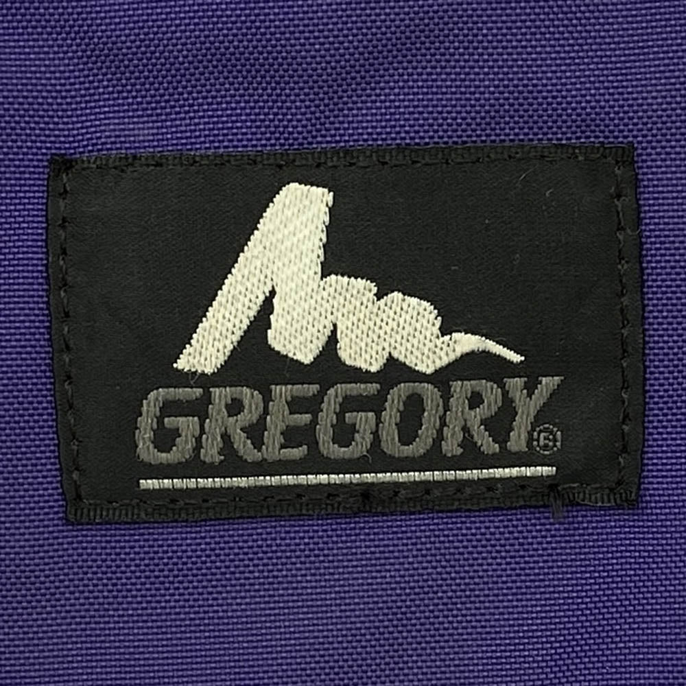 GREGORY グレゴリー 90s 00s USA製 銀文字タグ サッチェル M ショルダー バッグ パープル系 M【中古】