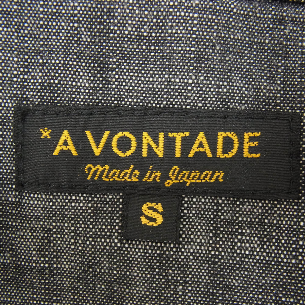 A VONTADE アボンタージ ブラックインディゴ 3B テーラードジャケット ブラック系 S【中古】