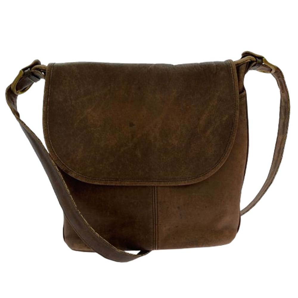 COACH コーチ OLD COACH オールドコーチ レザーショルダー バッグ ブラウン系【中古】