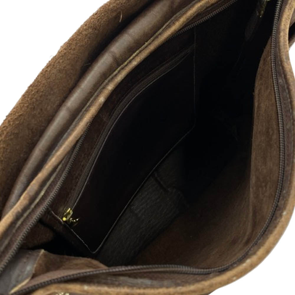 COACH コーチ OLD COACH オールドコーチ レザーショルダー バッグ ブラウン系【中古】