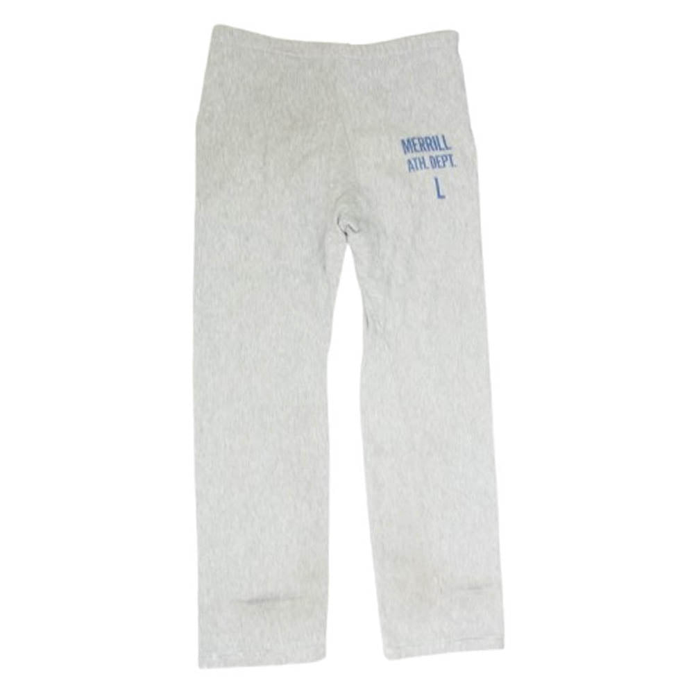 Champion チャンピオン 80s USA製 トリコタグ リバースウィーブ スウェット パンツ グレー系 L【中古】