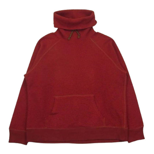RRL ダブルアールエル タートルネック ボア フリース プルオーバー ジャケット コットン ポリエステル レッド系 XL【中古】
