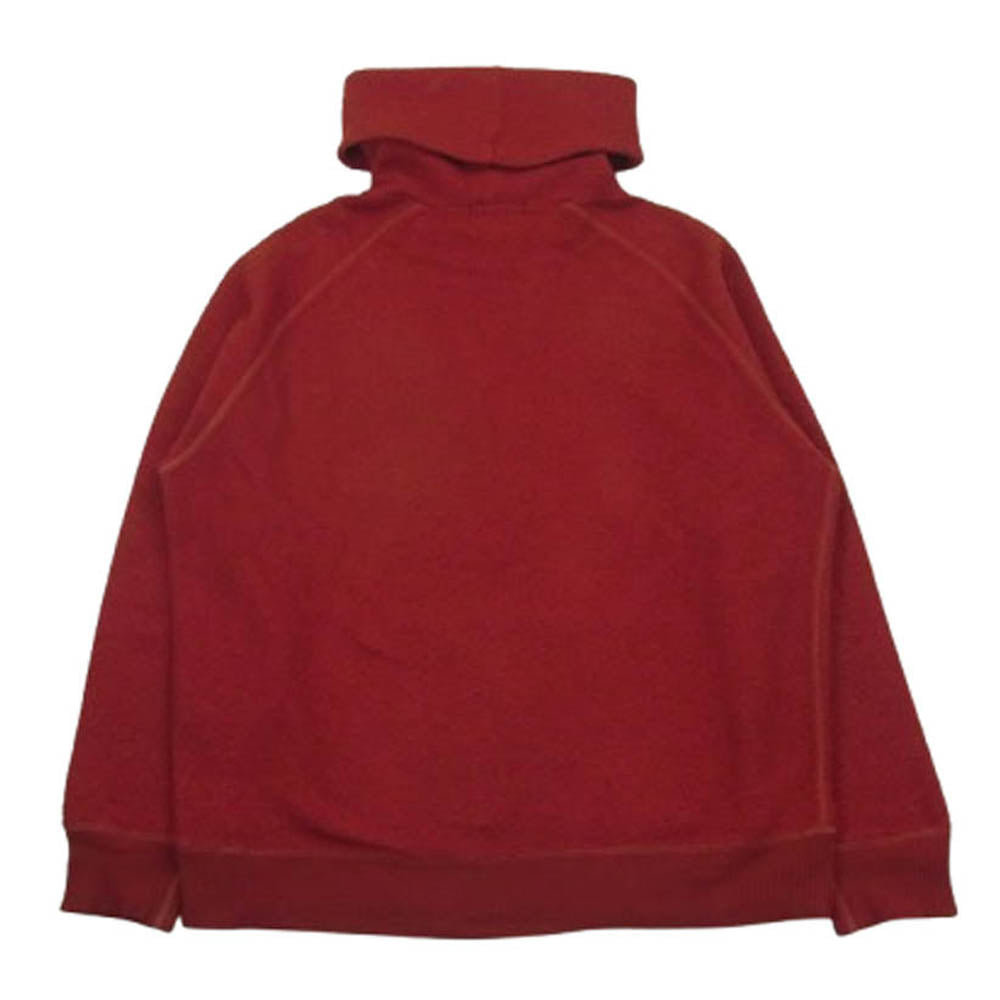 RRL ダブルアールエル タートルネック ボア フリース プルオーバー ジャケット コットン ポリエステル レッド系 XL【中古】