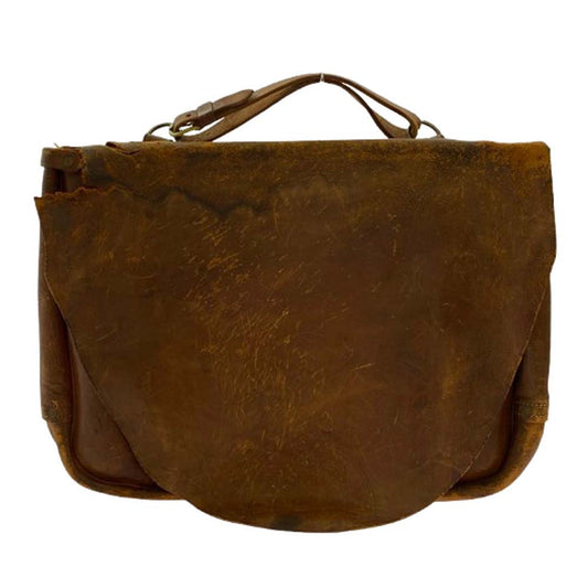 ヴィンテージ 70s WATTS MFG 1970 レザー メール バッグ ブラウン系【中古】