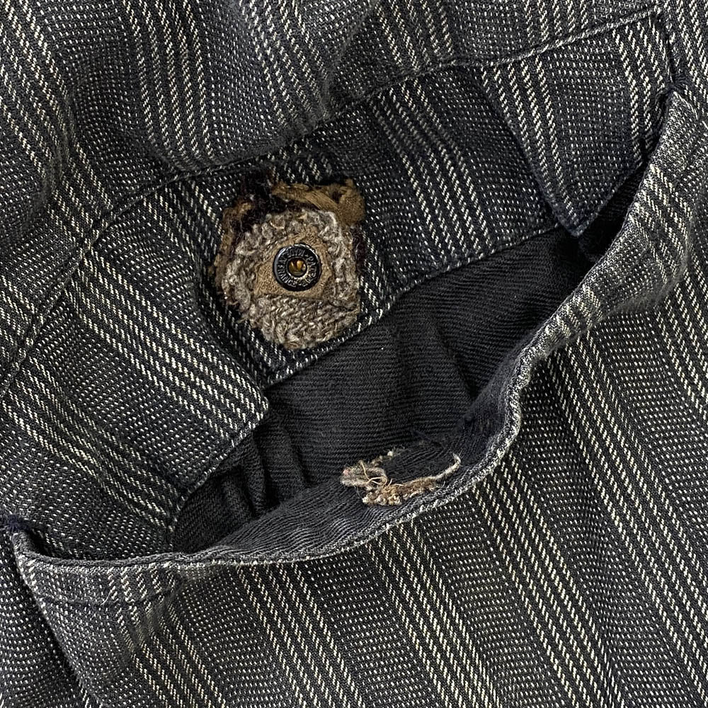ヴィンテージ FRENCH WORK COVERALL JACKET フレンチ コーデュロイ ワークジャケット ベージュ系【中古】