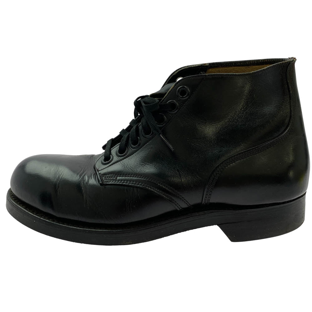 ヴィンテージ US ARMY 米軍 実物 AVON オイルレジスタントソール スチールトゥ セーフティ チャッカ ブーツ ブラック系 US9.5【中古】